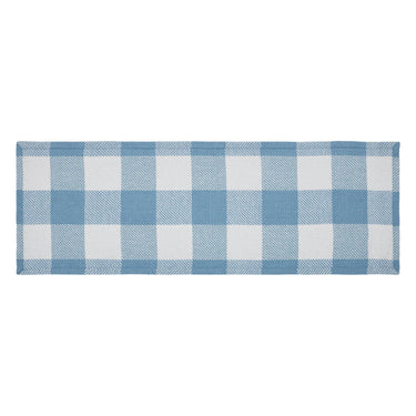 Annie Buffalo Check Blue Runner 12x36 - The Fox Decor